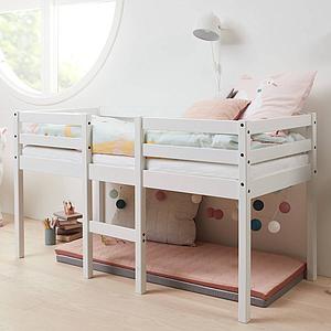 Lit mi hauteur junior 160x70cm ALFRED Flexa full white