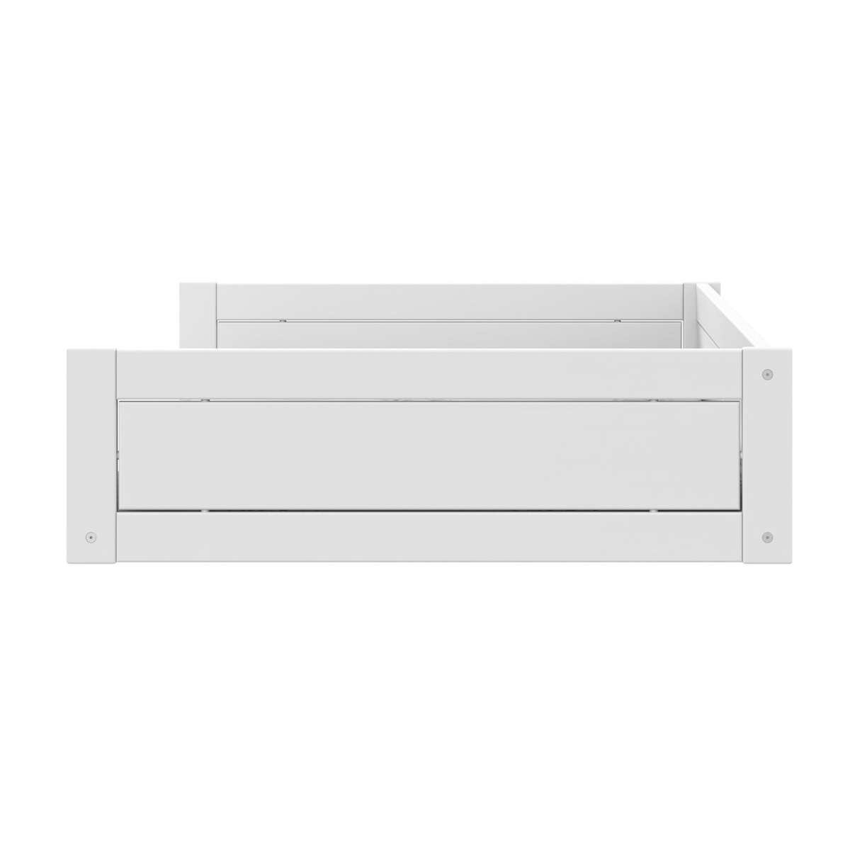 Lit Montesori 120x200cm avec sommier Premium Lifetime blanc