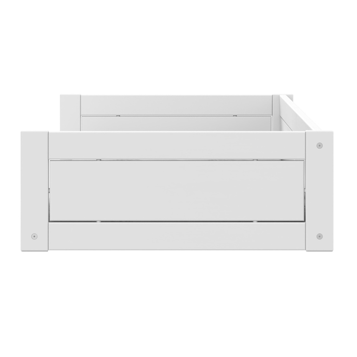 Lit Montessori 90x200cm avec sommier Premium Lifetime blanc