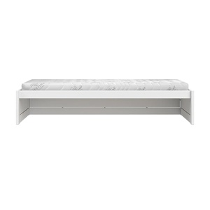Lit Montessori 90x200cm avec sommier Premium Lifetime blanc