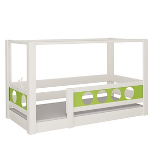 Lit Pirate baldaquin DELUXE de Breuyn blanchi-vert