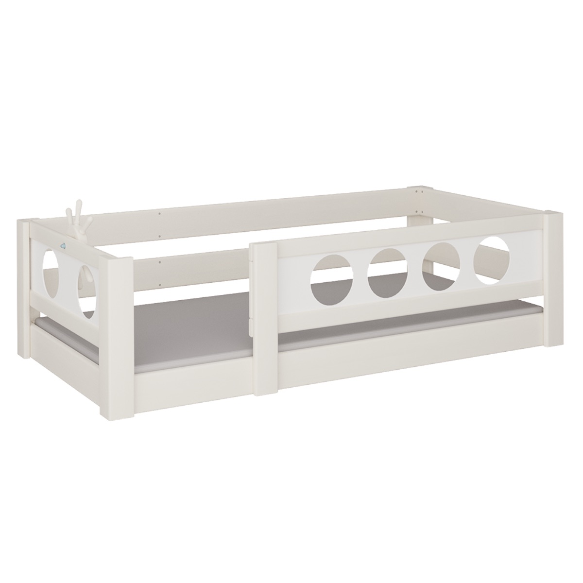 Lit Pirate bas DELUXE de Breuyn blanchi