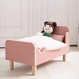 Lit poupée PLAY FLEXA naturel-light rose 