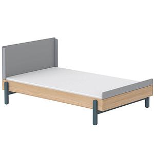 Lit simple 120x200cm POPSICLE Flexa chêne-blueberry
