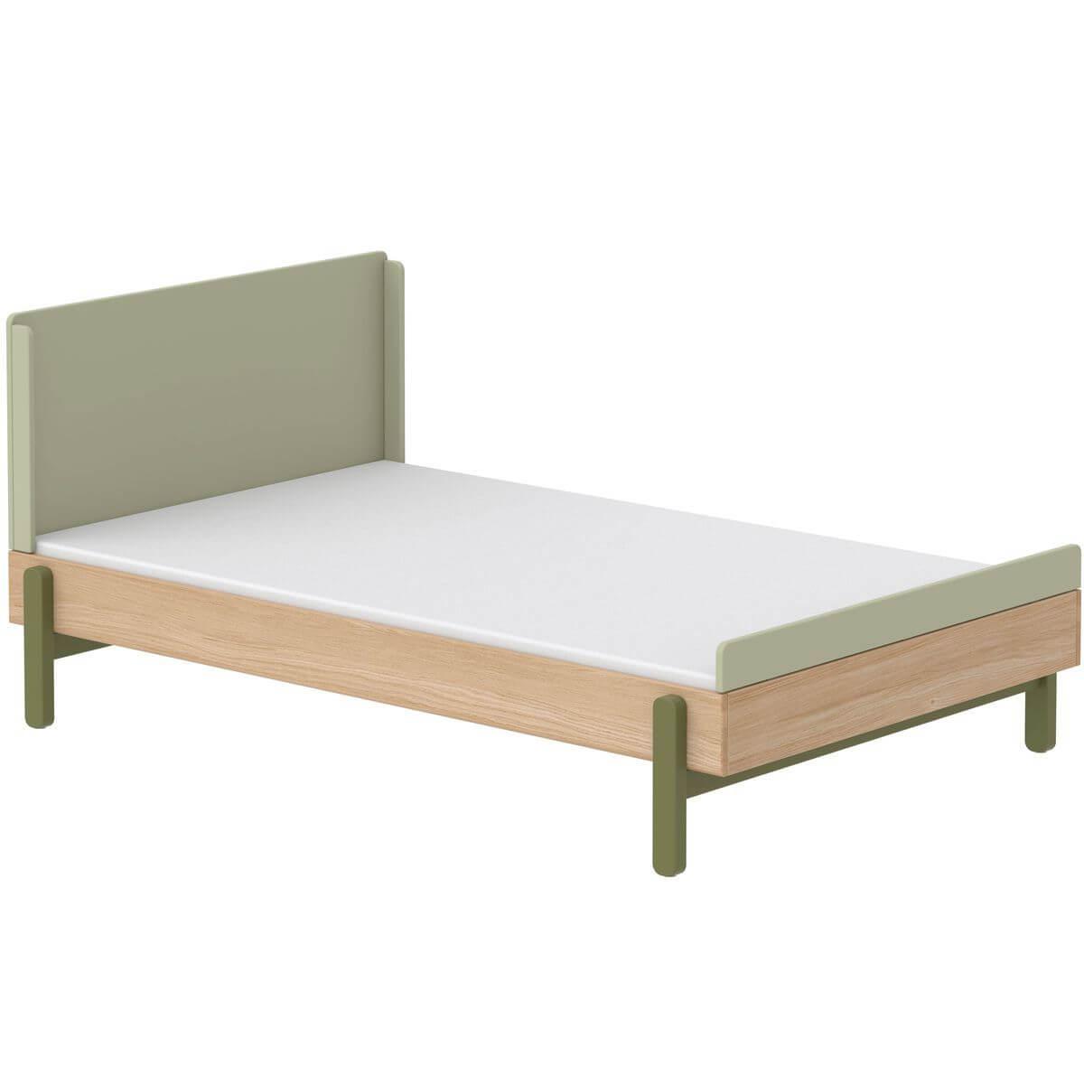 Lit simple 120x200cm POPSICLE Flexa chêne-kiwi