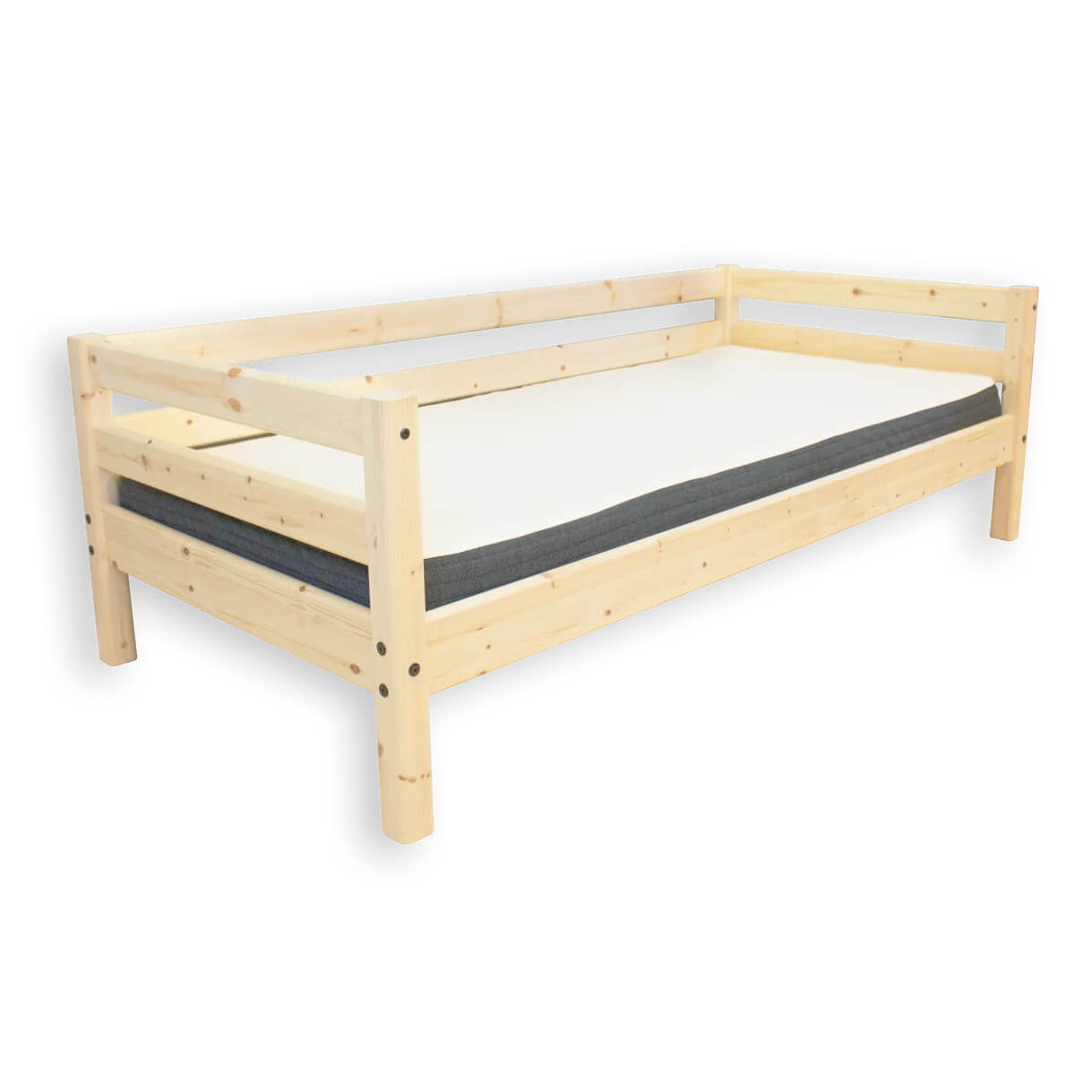 Lit simple 200x90cm barrières de sécurité CLASSIC Flexa