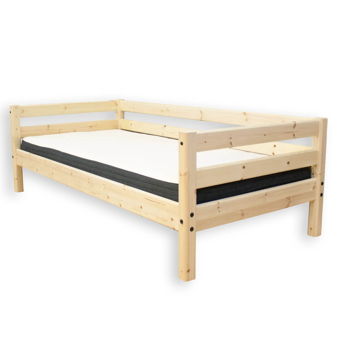 Lit simple 200x90cm barrières de sécurité CLASSIC Flexa