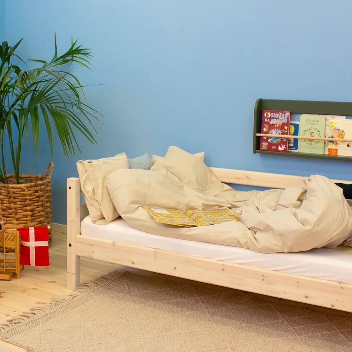 Lit simple 200x90cm barrières de sécurité CLASSIC Flexa