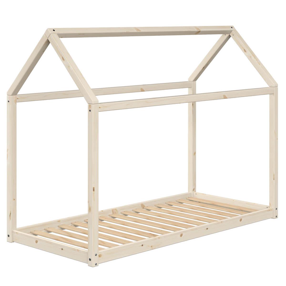 Lit simple 200x90cm COTTAGE Flexa nature