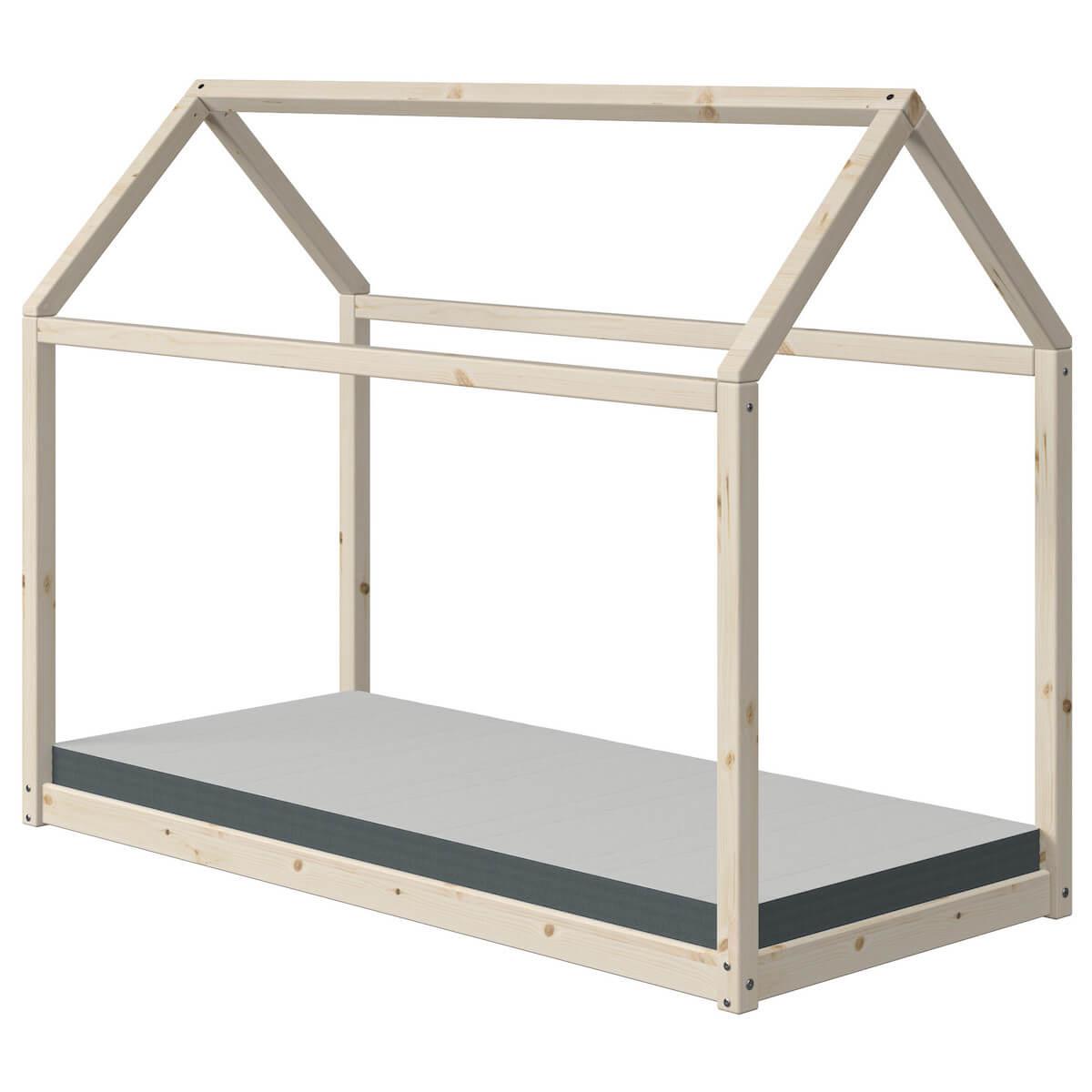 Lit simple 200x90cm COTTAGE Flexa nature