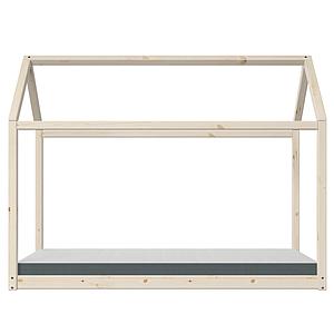 Lit simple 200x90cm COTTAGE Flexa nature