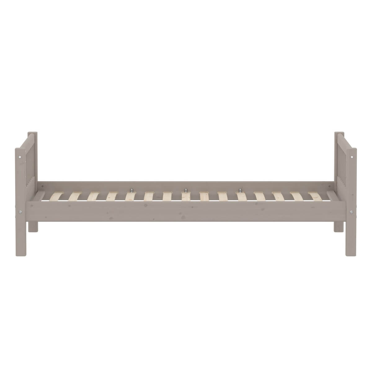 Lit simple 90x200cm CLASSIC Flexa Grey Washed Pine