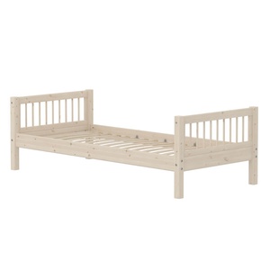 Lit simple 90x200cm CLASSIC Flexa White Washed Pine