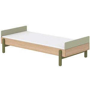Lit simple 90x200cm POPSICLE Flexa chêne-kiwi