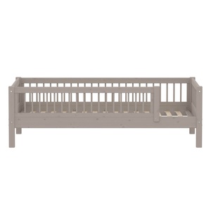 Lit simple avec barrière 90x200cm CLASSIC Flexa Grey Washed Pine