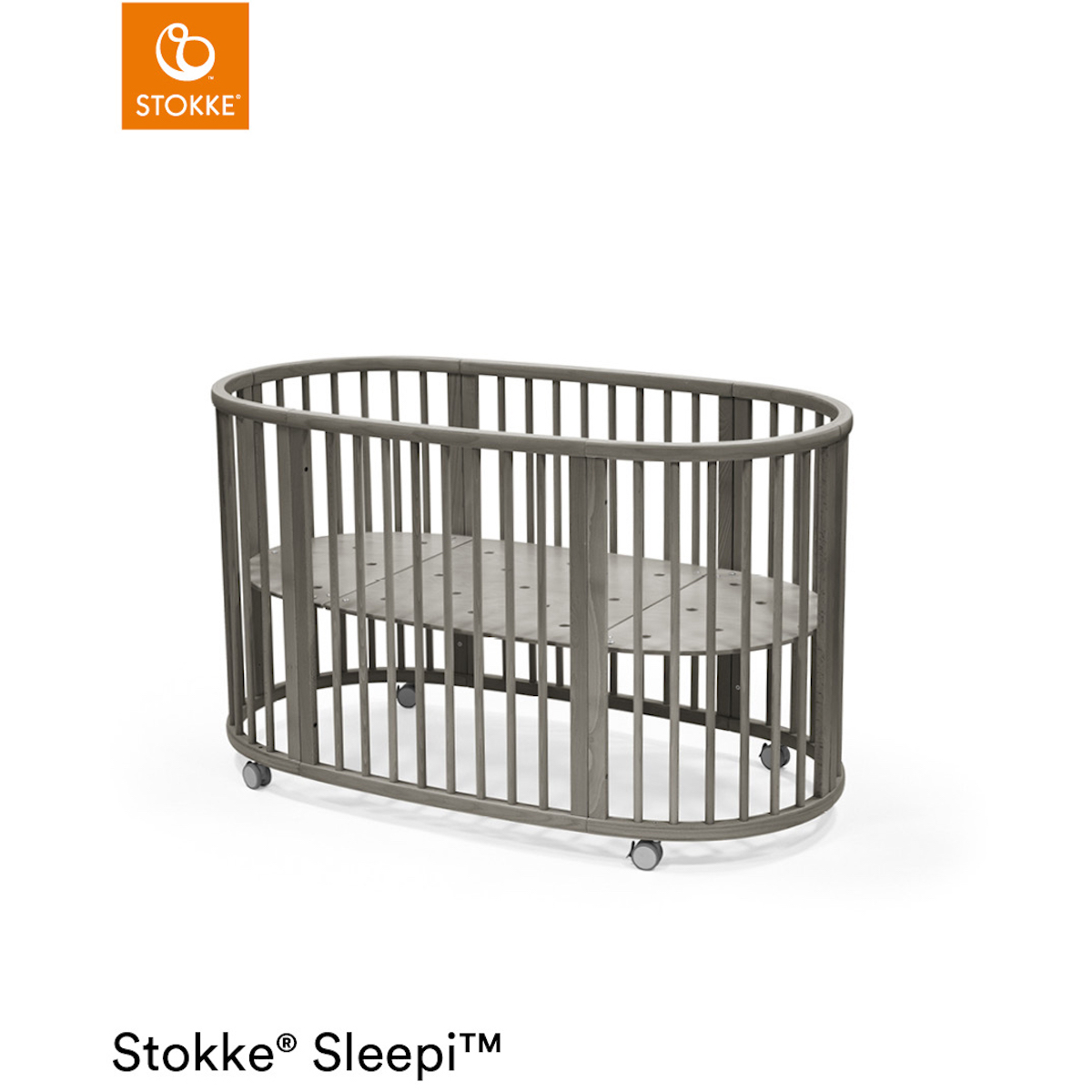 Lit SLEEPI V3 Stokke hazy gris