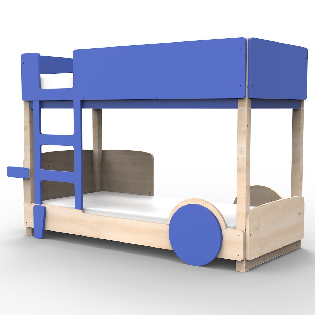 Lit superposé 90x190cm DISCOVERY Mathy by Bols bleu marseille