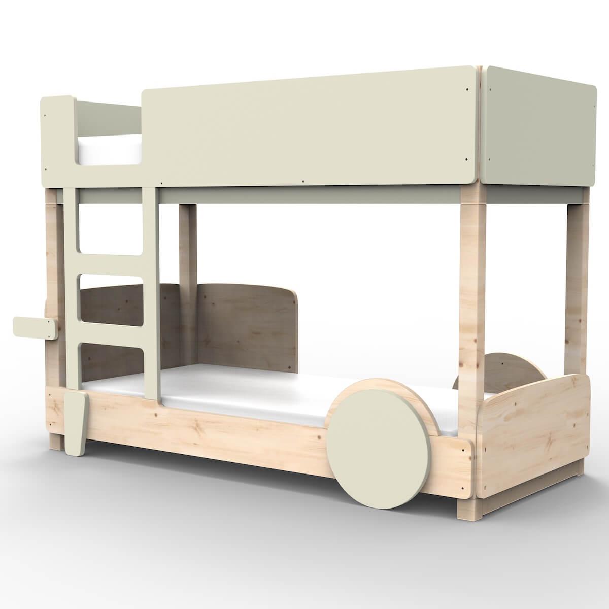 Lit superposé 90x190cm DISCOVERY Mathy by Bols greige