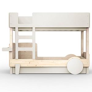 Lit superposé 90x190cm DISCOVERY Mathy by Bols greige