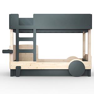 Lit superposé 90x190cm DISCOVERY Mathy by Bols gris basalte