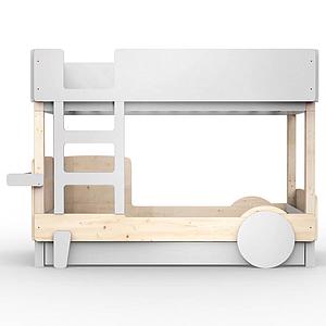 Lit superposé 90x190cm DISCOVERY Mathy by Bols gris perle