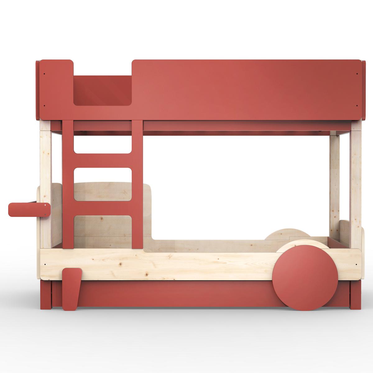 Lit superposé 90x190cm DISCOVERY Mathy by Bols marsala