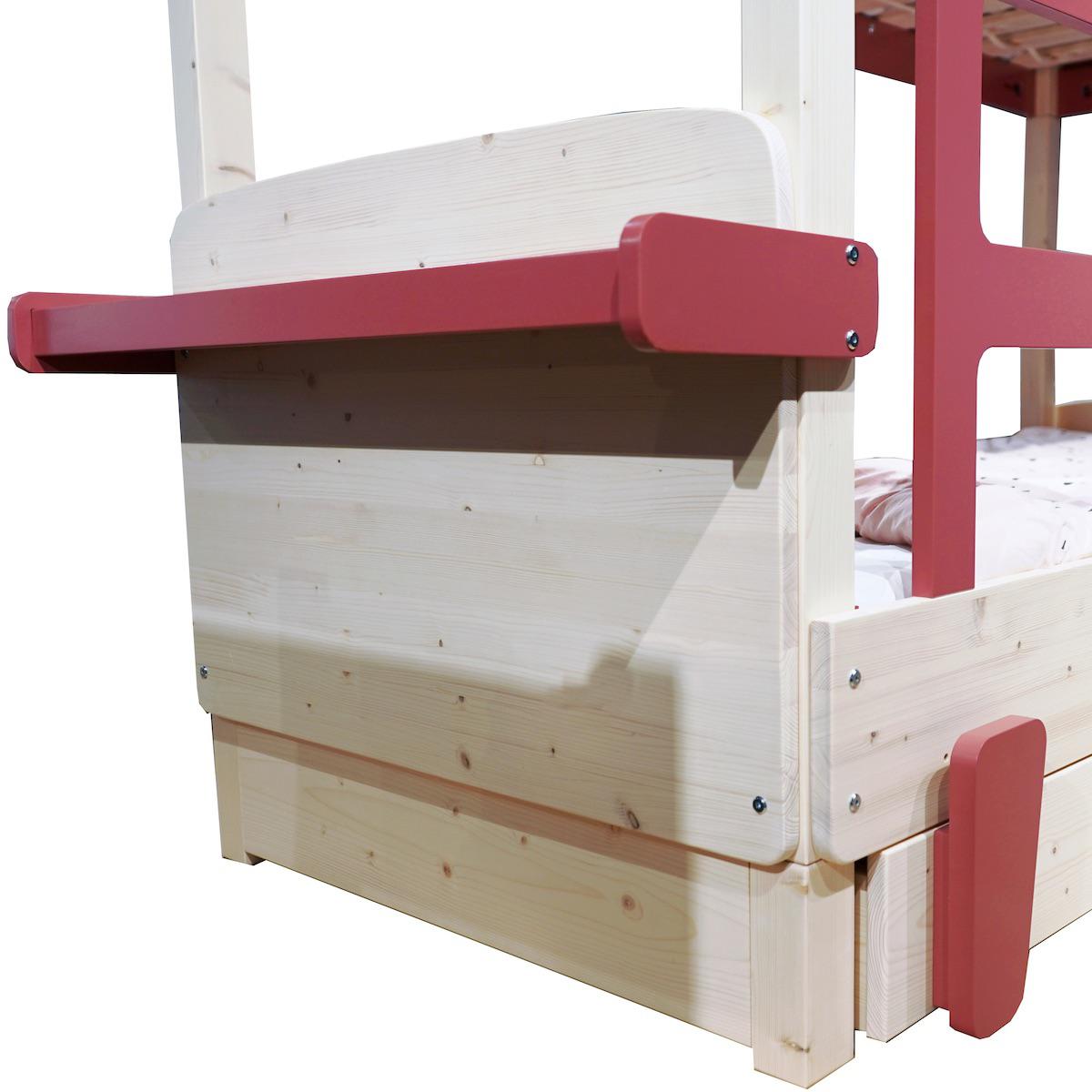 Lit superposé 90x190cm DISCOVERY Mathy by Bols marsala