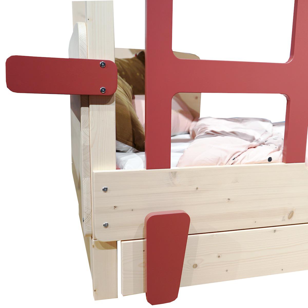 Lit superposé 90x190cm DISCOVERY Mathy by Bols marsala