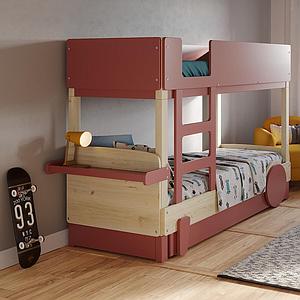 Lit superposé 90x190cm DISCOVERY Mathy by Bols marsala