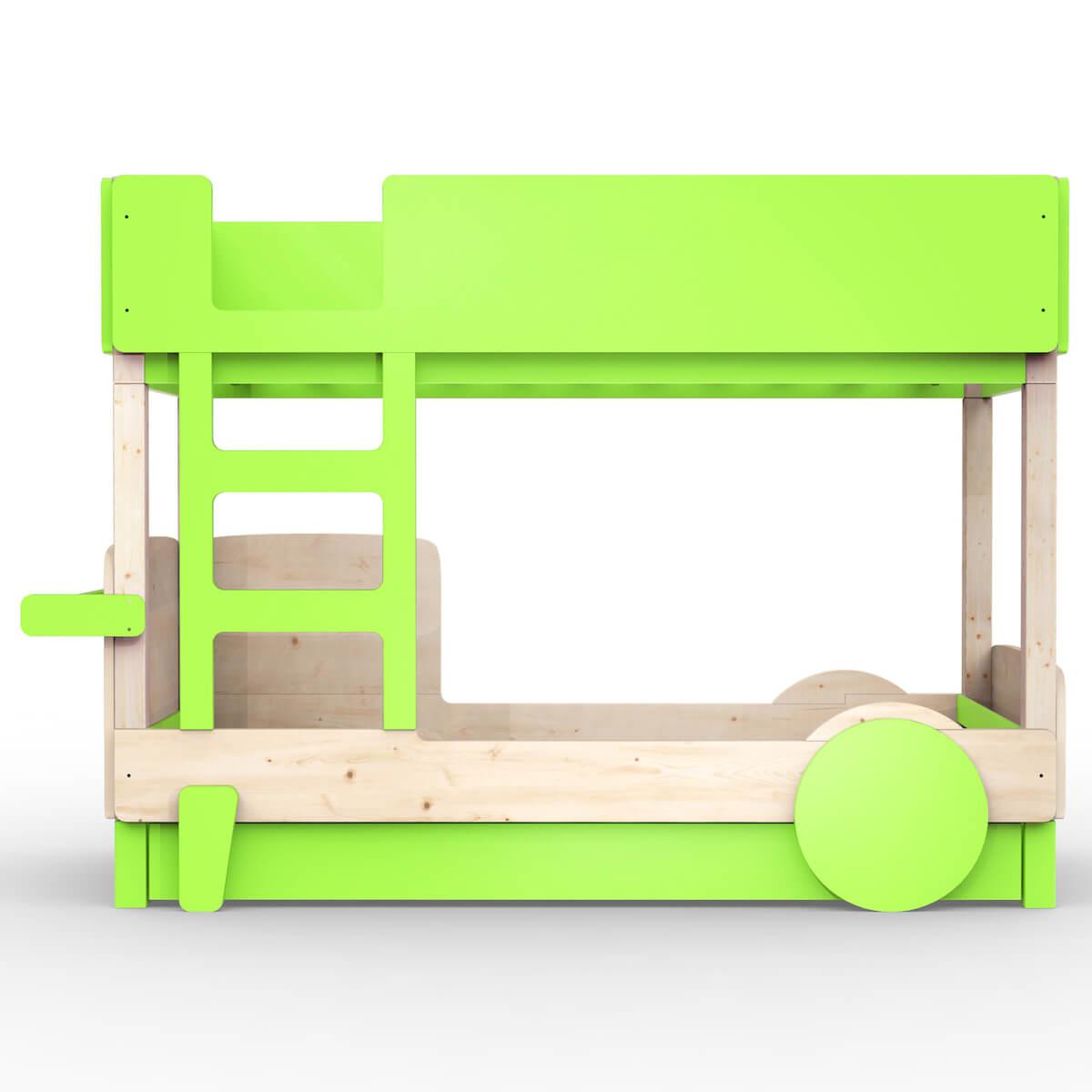Lit superposé 90x190cm DISCOVERY Mathy by Bols vert pomme