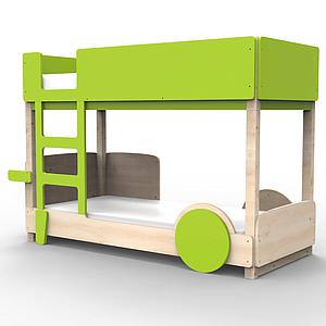Lit superposé 90x190cm DISCOVERY Mathy by Bols vert pomme