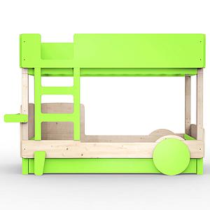 Lit superposé 90x190cm DISCOVERY Mathy by Bols vert pomme