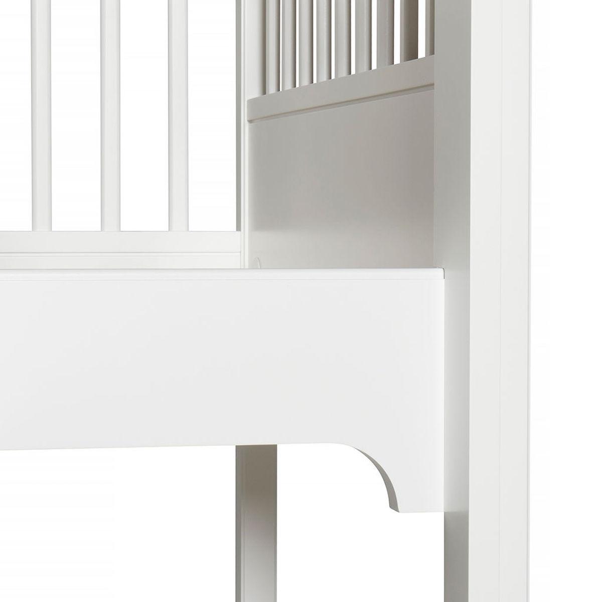 Lit superposé 90x200 cm avec échelle verticale SEASIDE CLASSIC Oliver Furniture blanc 