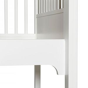 Lit superposé 90x200 cm avec échelle verticale SEASIDE CLASSIC Oliver Furniture blanc 