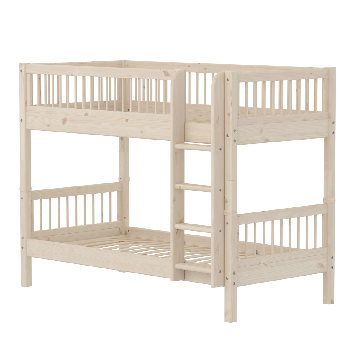 Lit superposé 90x200cm CLASSIC Flexa White Washed Pine