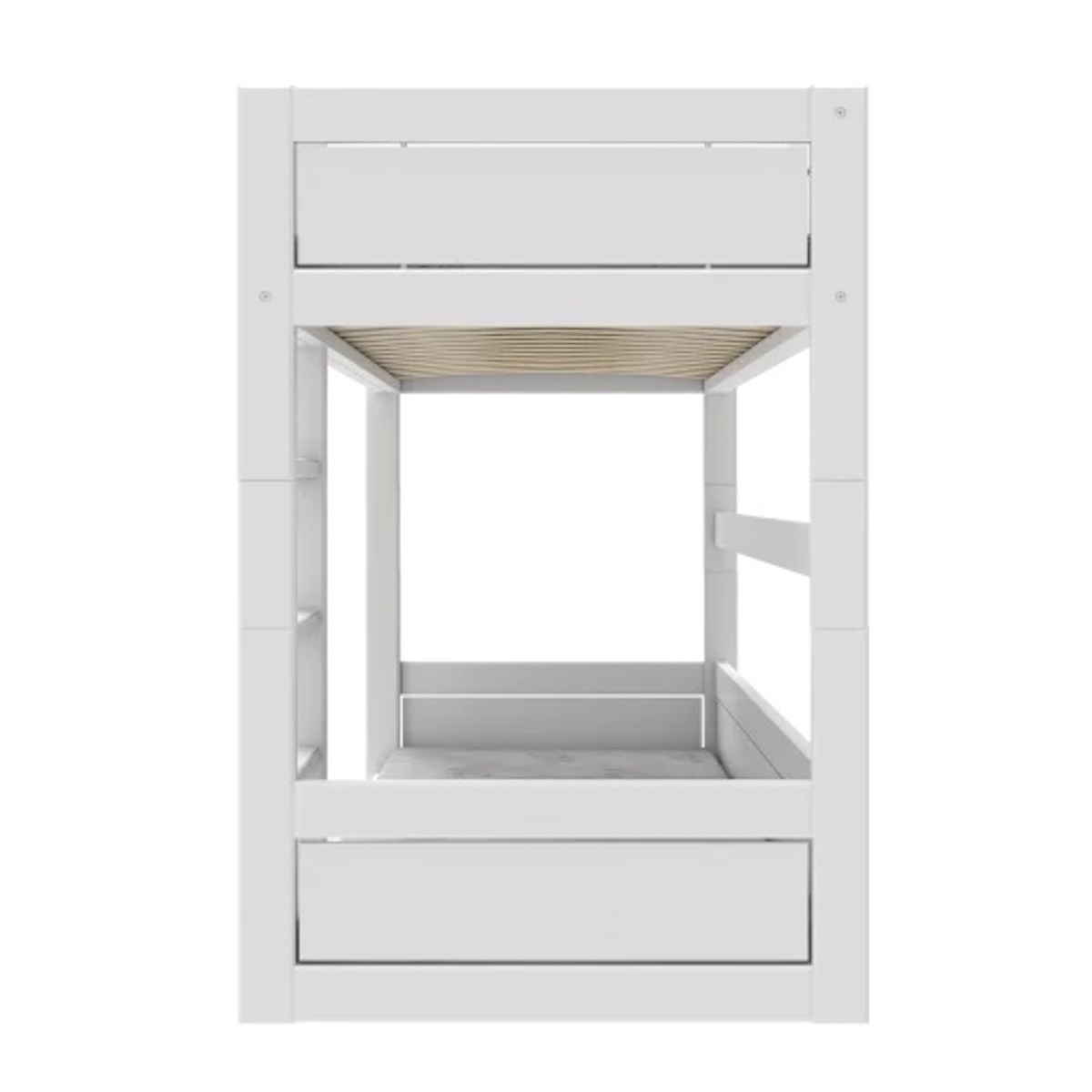 Lit superposé bas 90x200cm Lifetime white