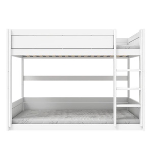 Lit superposé bas 90x200cm Lifetime white