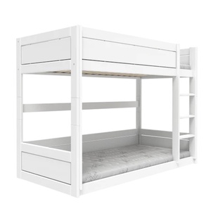 Lit superposé bas 90x200cm Lifetime white