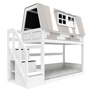 Lit superposé bas 90x200cm MY HANGOUT Lifetime blanc