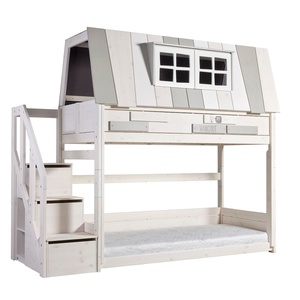 Lit superposé bas MY HANGOUT Lifetime whitewash