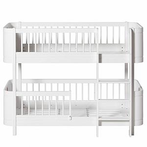 Lit superposées 68x162cm WOOD MINI+ Oliver Furniture blanc