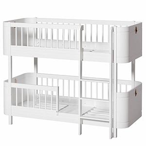 Lit superposées 68x162cm WOOD MINI+ Oliver Furniture blanc