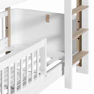 Lit superposées 68x162cm WOOD MINI+ Oliver Furniture chêne-blanc