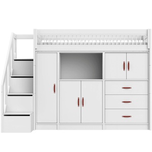 Lit surélevé 90x200cm escalier BREEZE All-In-One LUX Lifetime