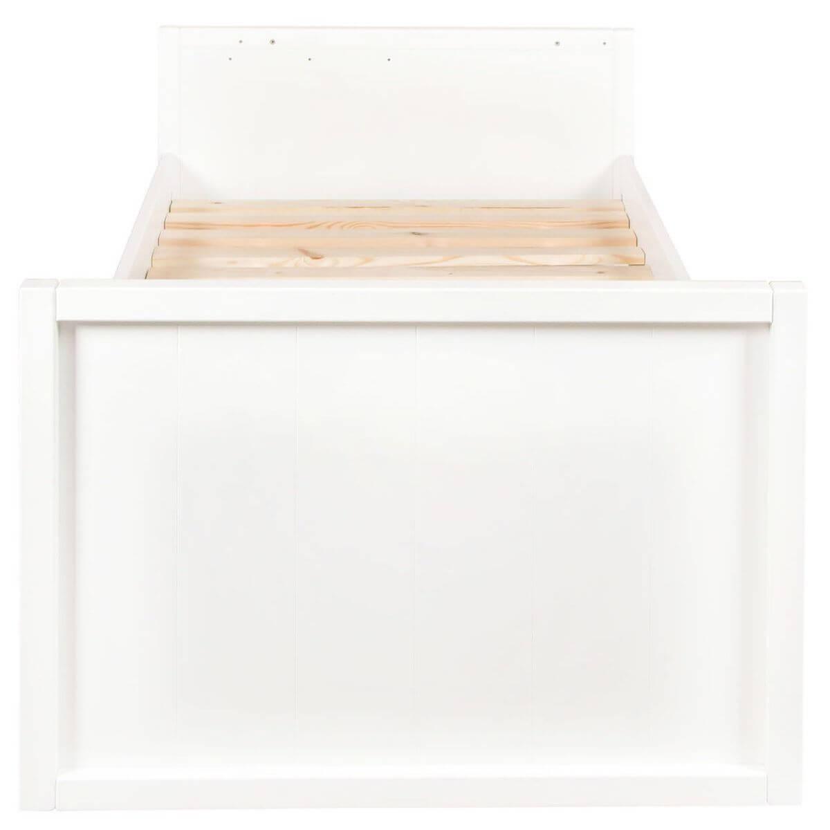 Lit transformable 60x120cm 90x200cm STRIPES Quax blanc