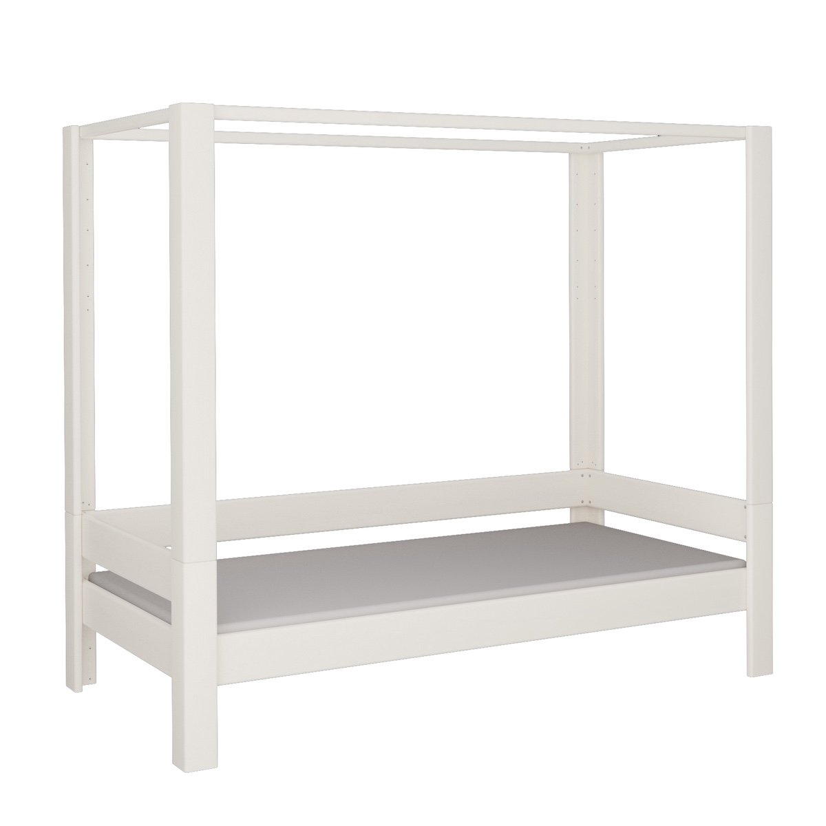 Lit Trax baldaquin DELUXE de Breuyn blanchi