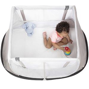 Lit voyage bébé AEROMOOV blanc sable