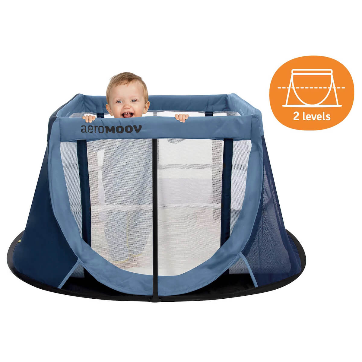 Lit voyage bébé AEROMOOV blue whale Abitare Kids