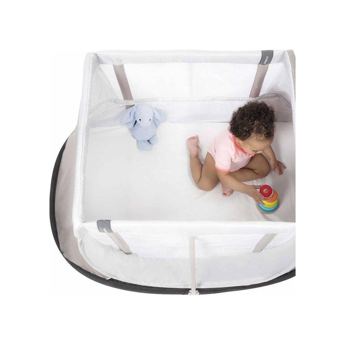 Lit voyage bébé AEROMOOV gris roche