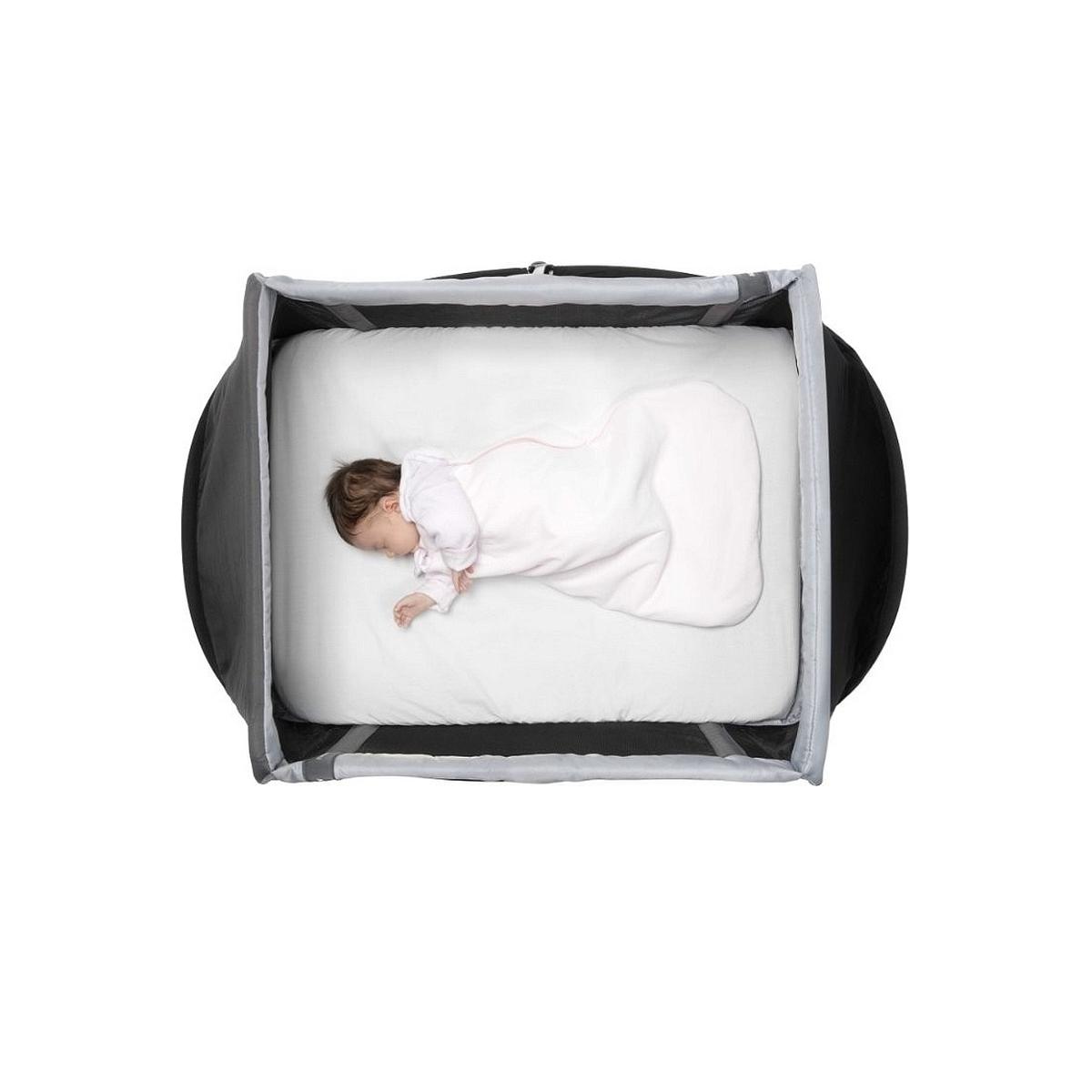 Lit voyage bébé AEROMOOV gris roche